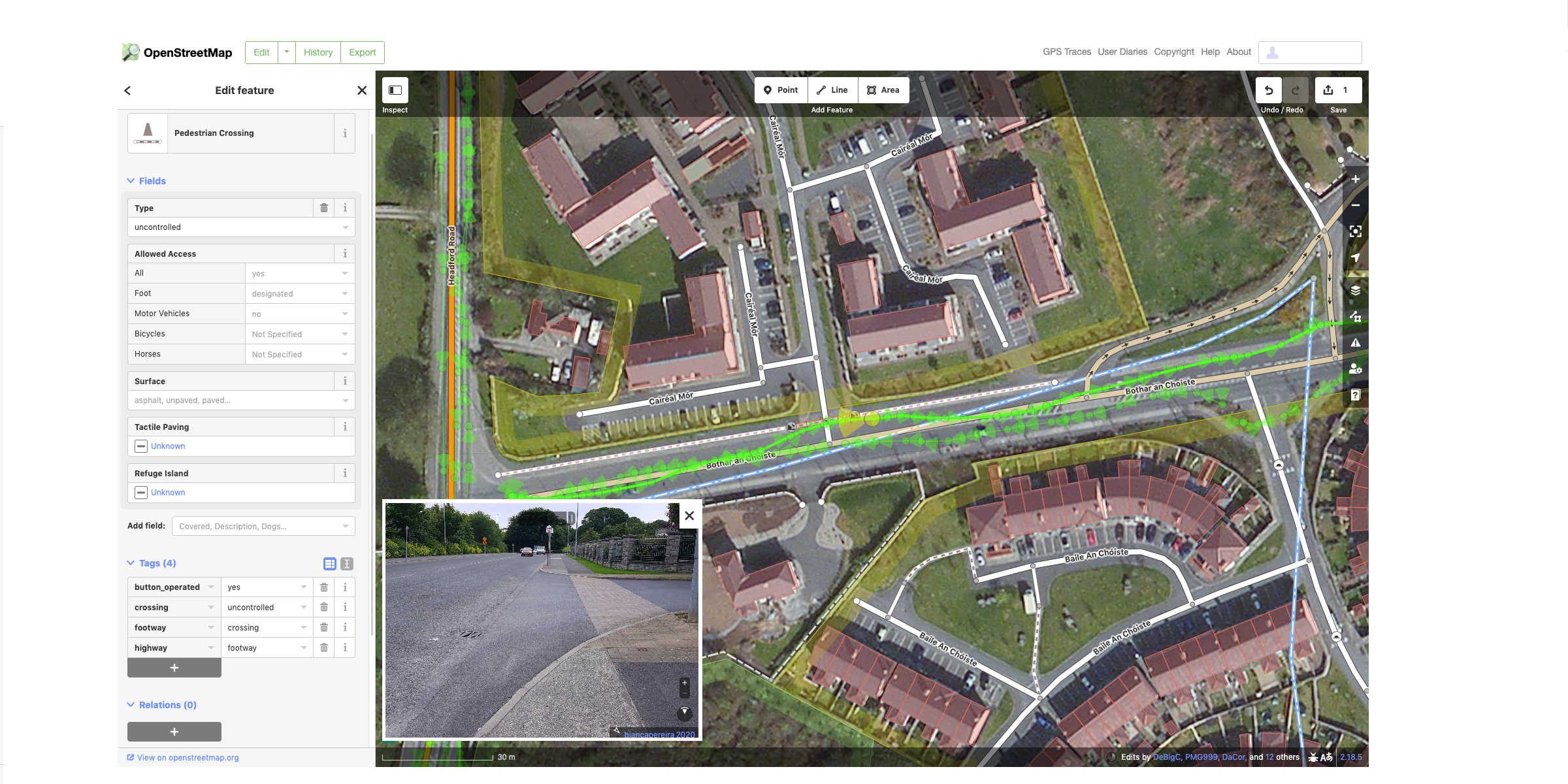 OSM Mapping using Mapillary